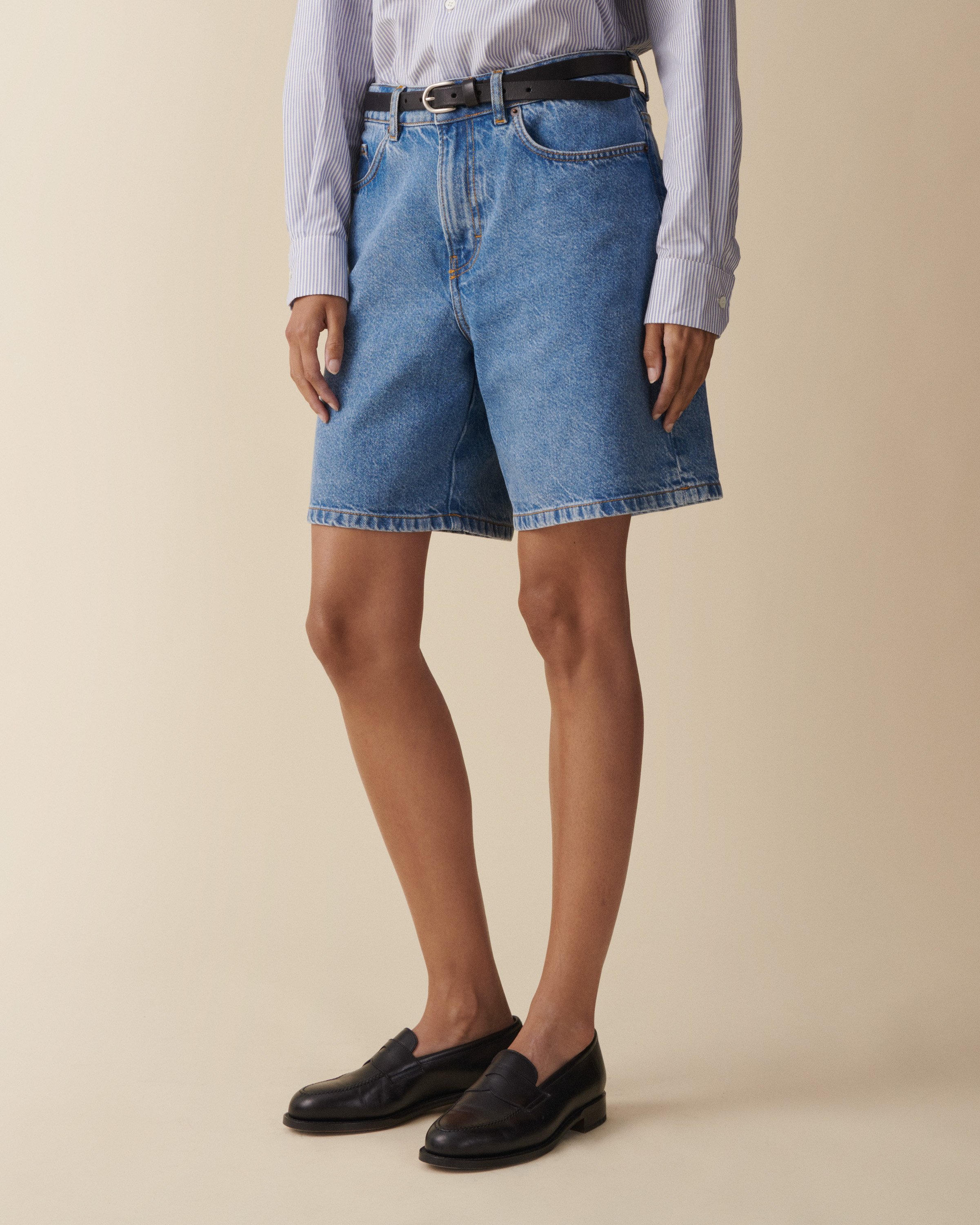 Jeanerica Belem Denim Shorts In Blue