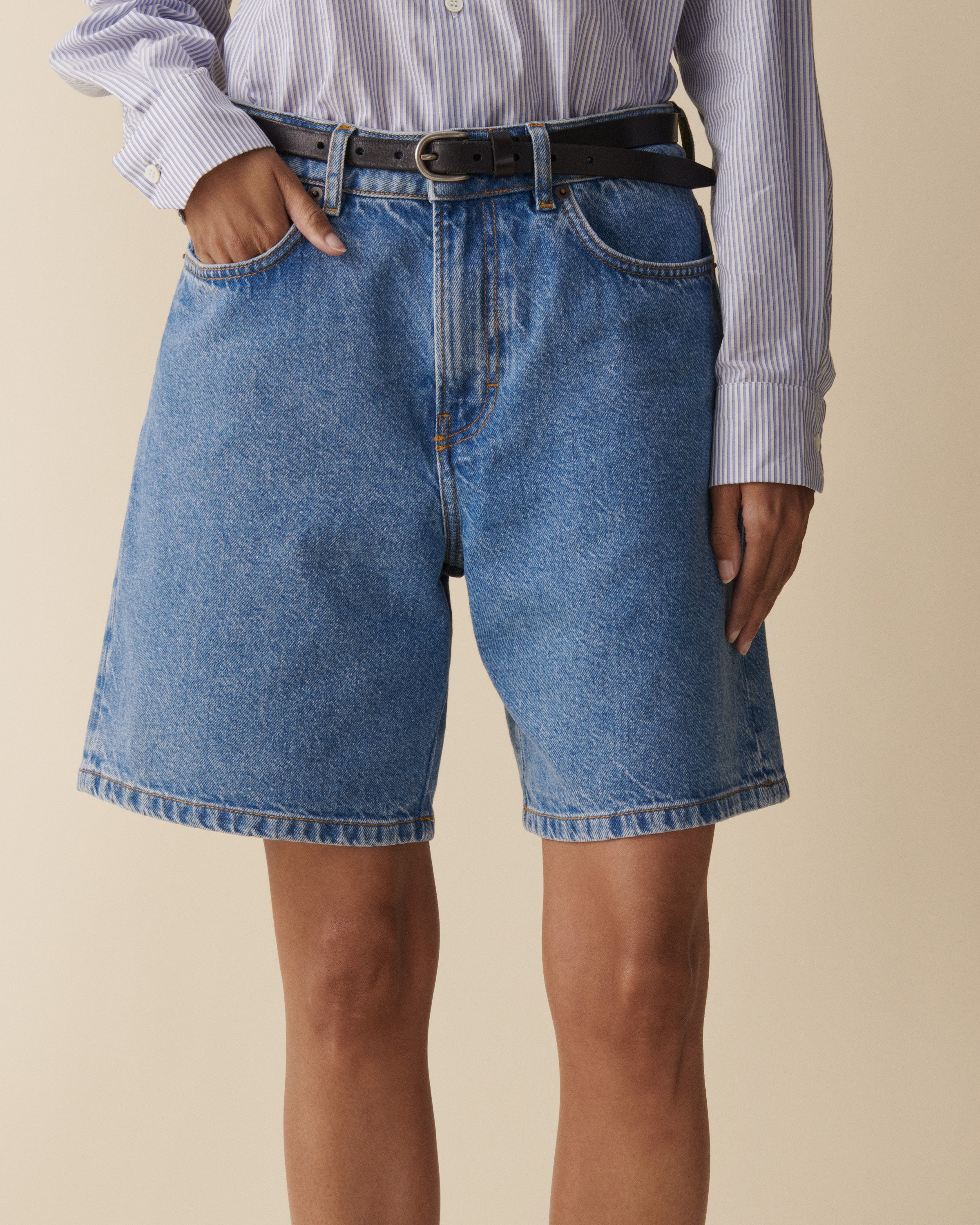 Jeanerica Belem Denim Shorts In Blue