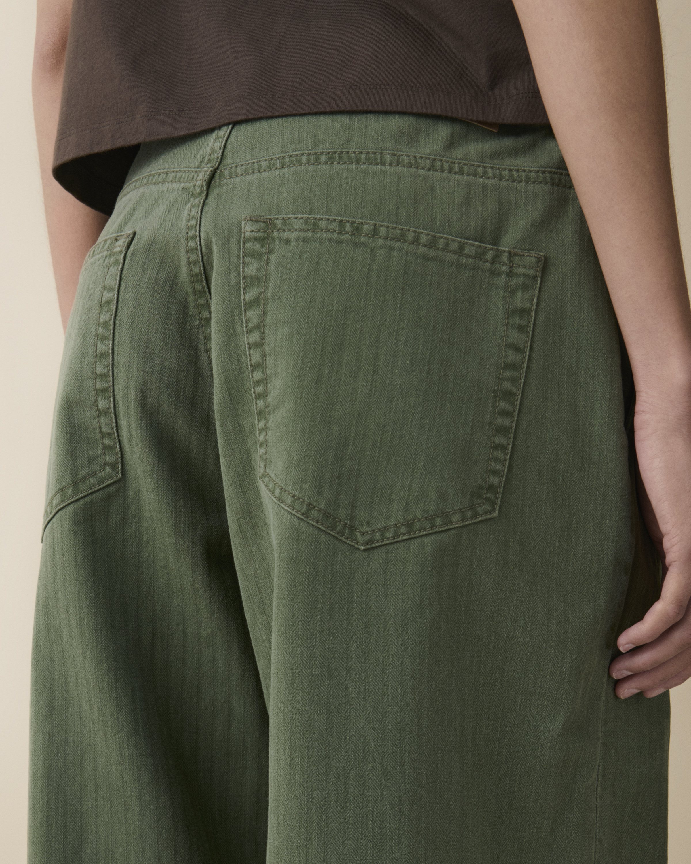 Jeanerica Belem Chino In Green