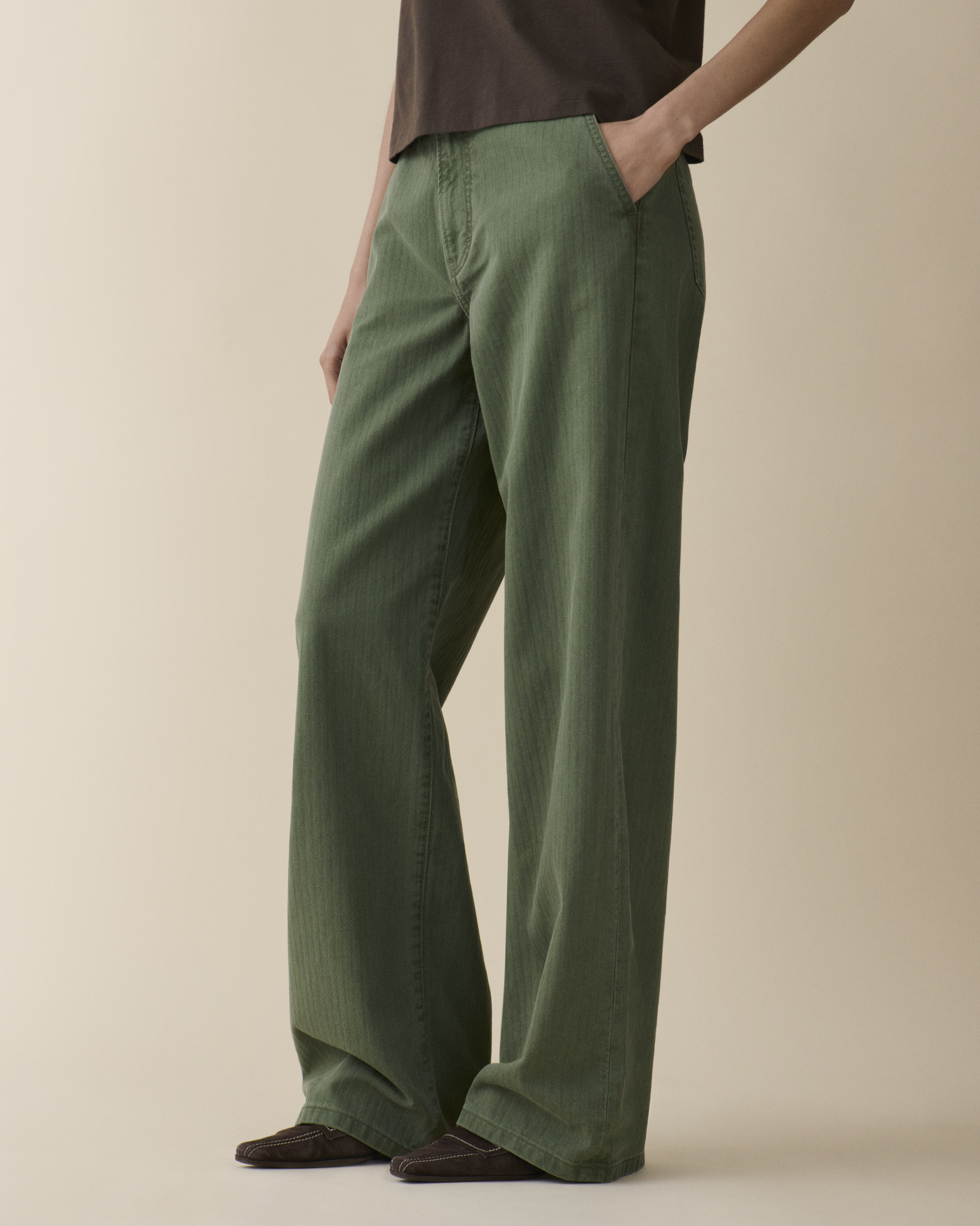 Jeanerica Belem Chino In Green