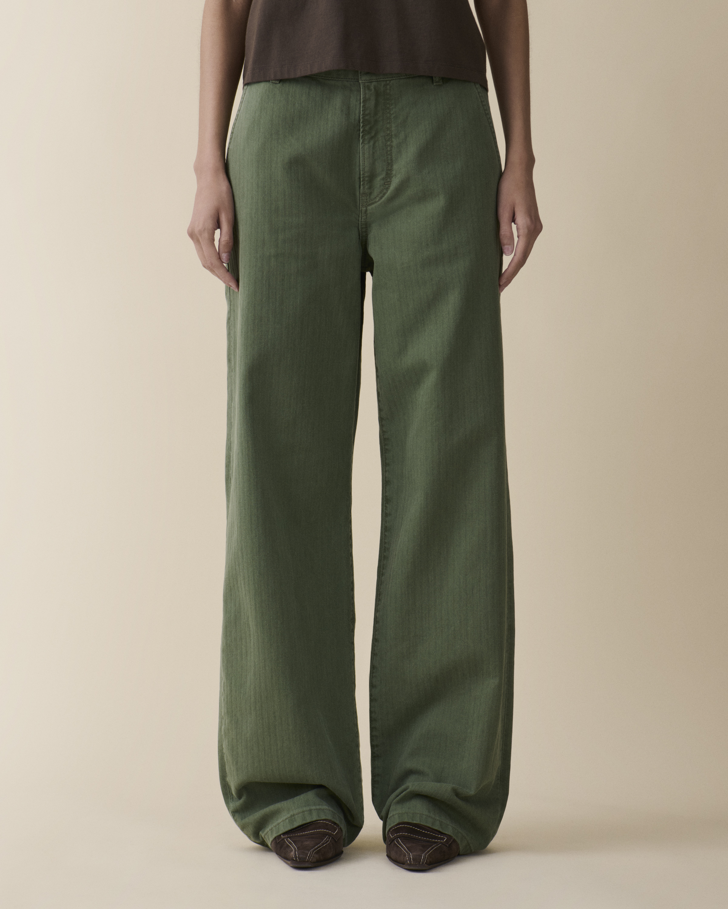 Jeanerica Belem Chino In Green