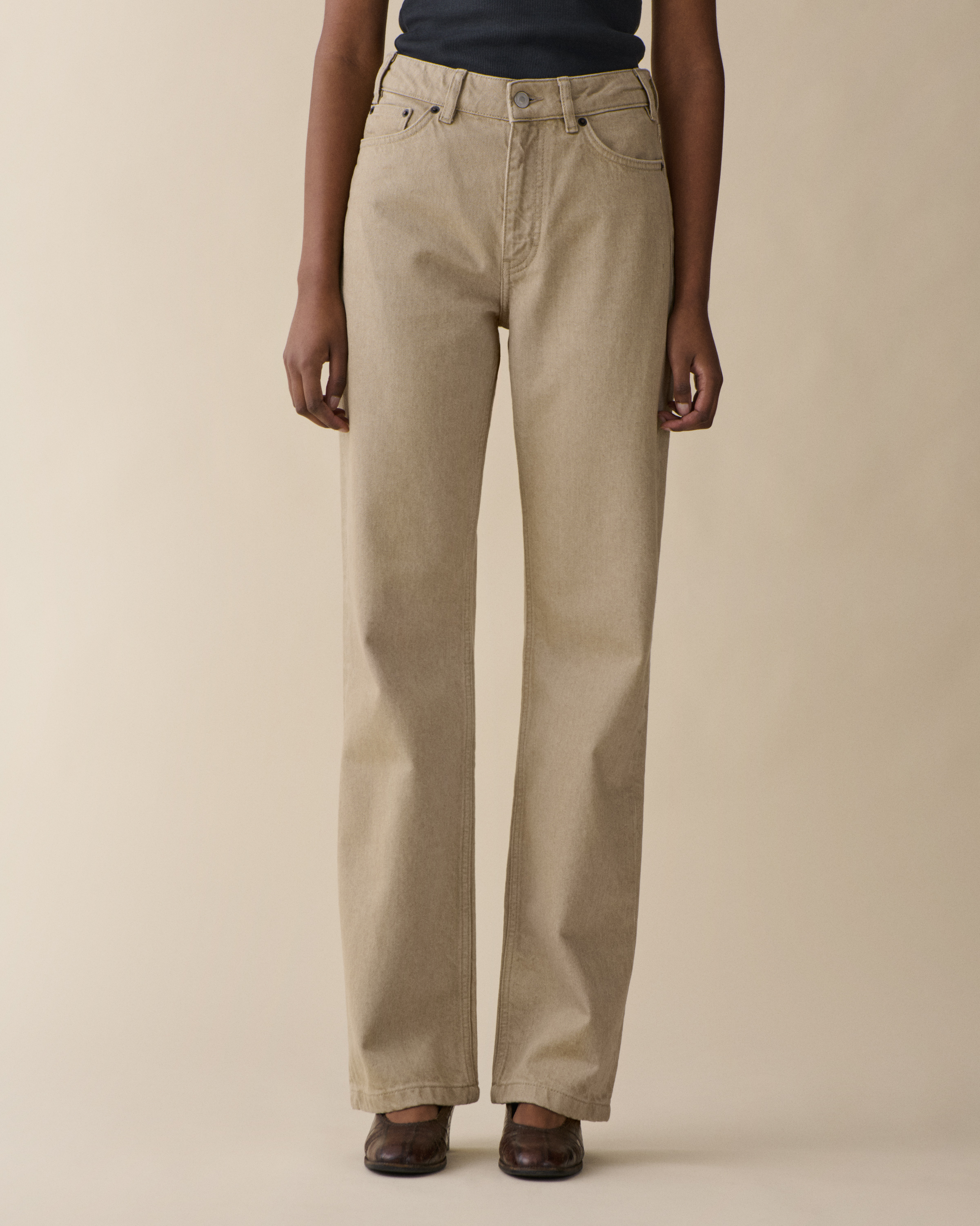 Jeanerica Virgo Mid-rise Boyfriend Jeans In Brown